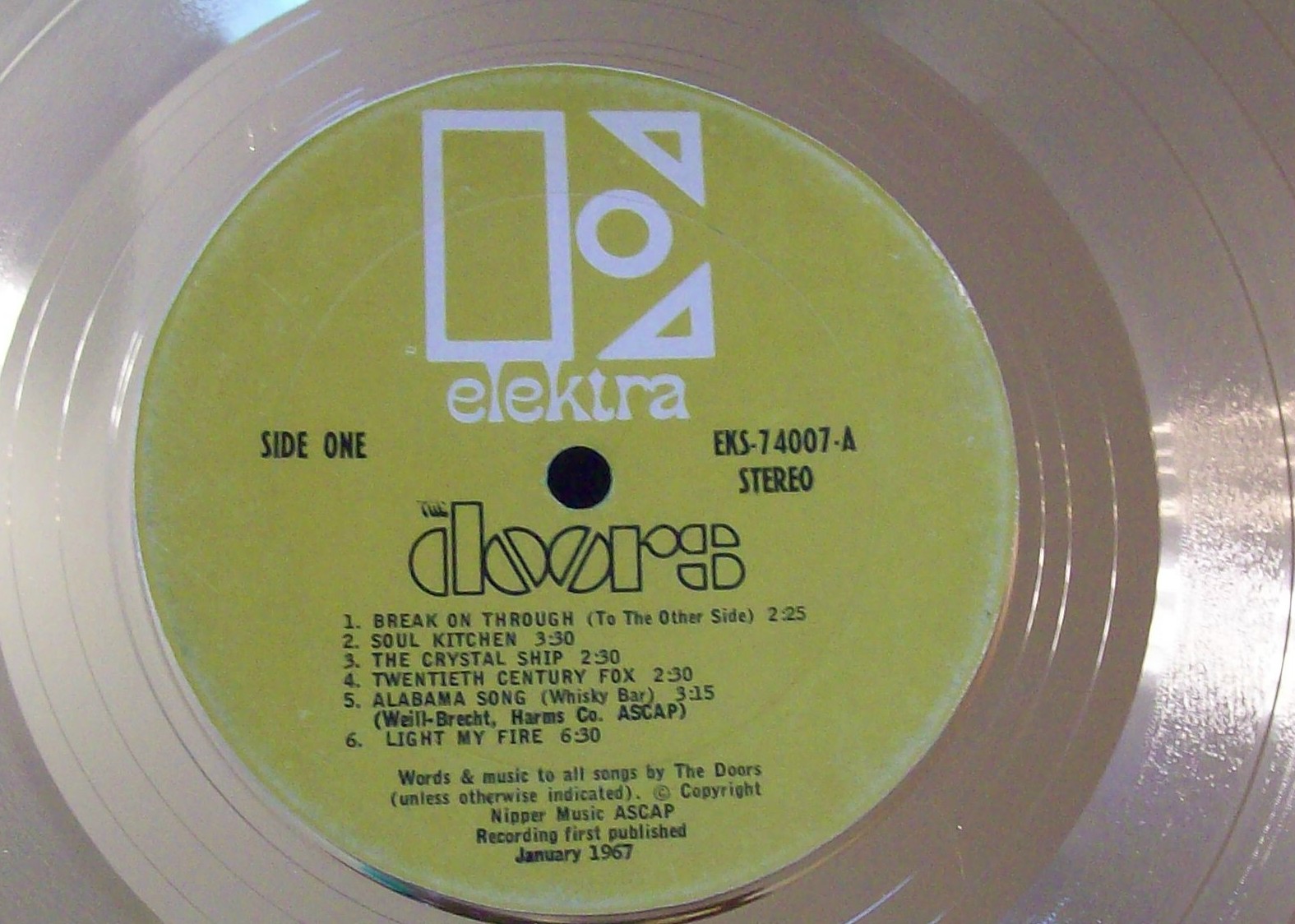 The Doors Gold LP Record
